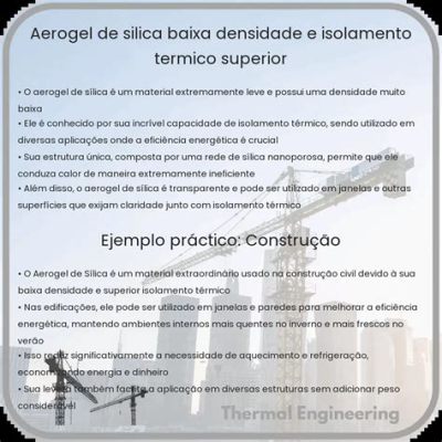  Aerogel: Revolucionando o Isolmento Térmico e Absorção de Sons com uma Estrutura Extraordinária!